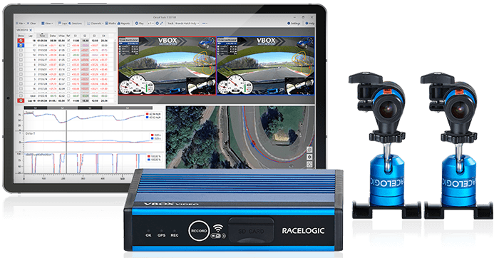 VBOX Video HD2 with Circuit Tools analysis software